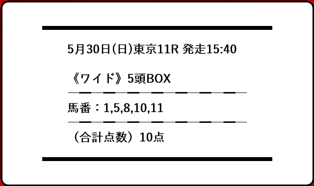 無料情報 買い目