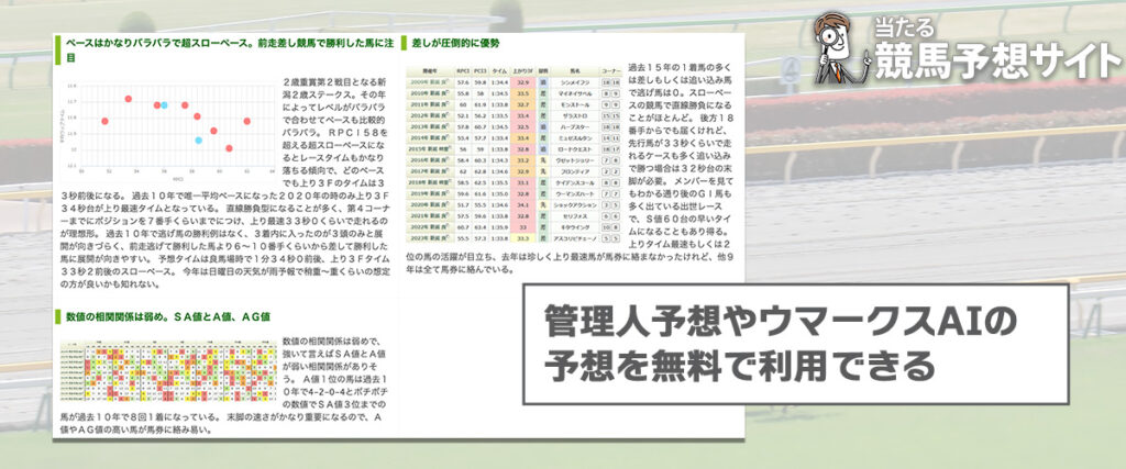 ウマークス 独自予想について