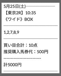 バクシスの無料予想買い目