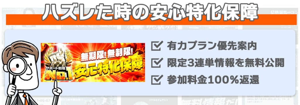 競馬ミニッツの特別保障制度