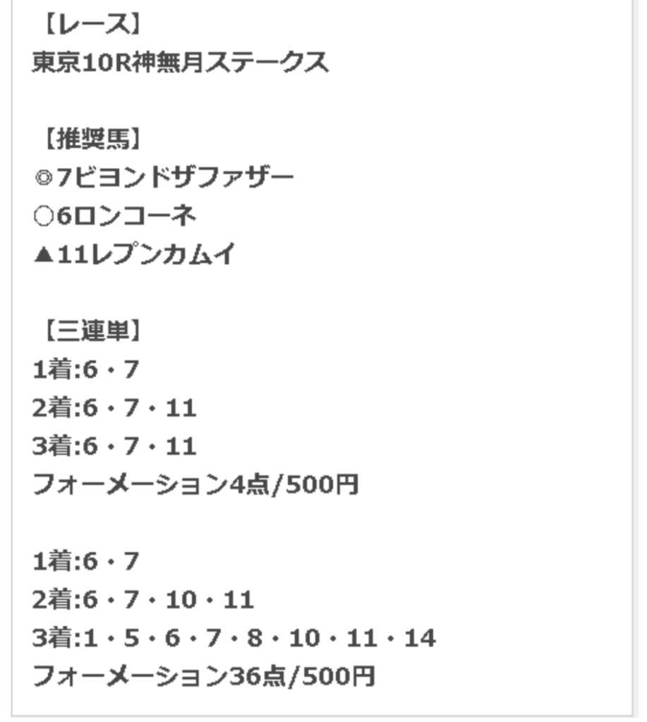 ウマラク 2022年10月9日 無料予想