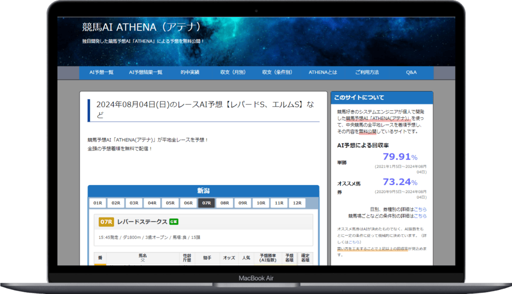 競馬AI ATHENA