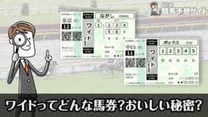 競馬のワイドとは？稼げるおいしい買い方を解説！